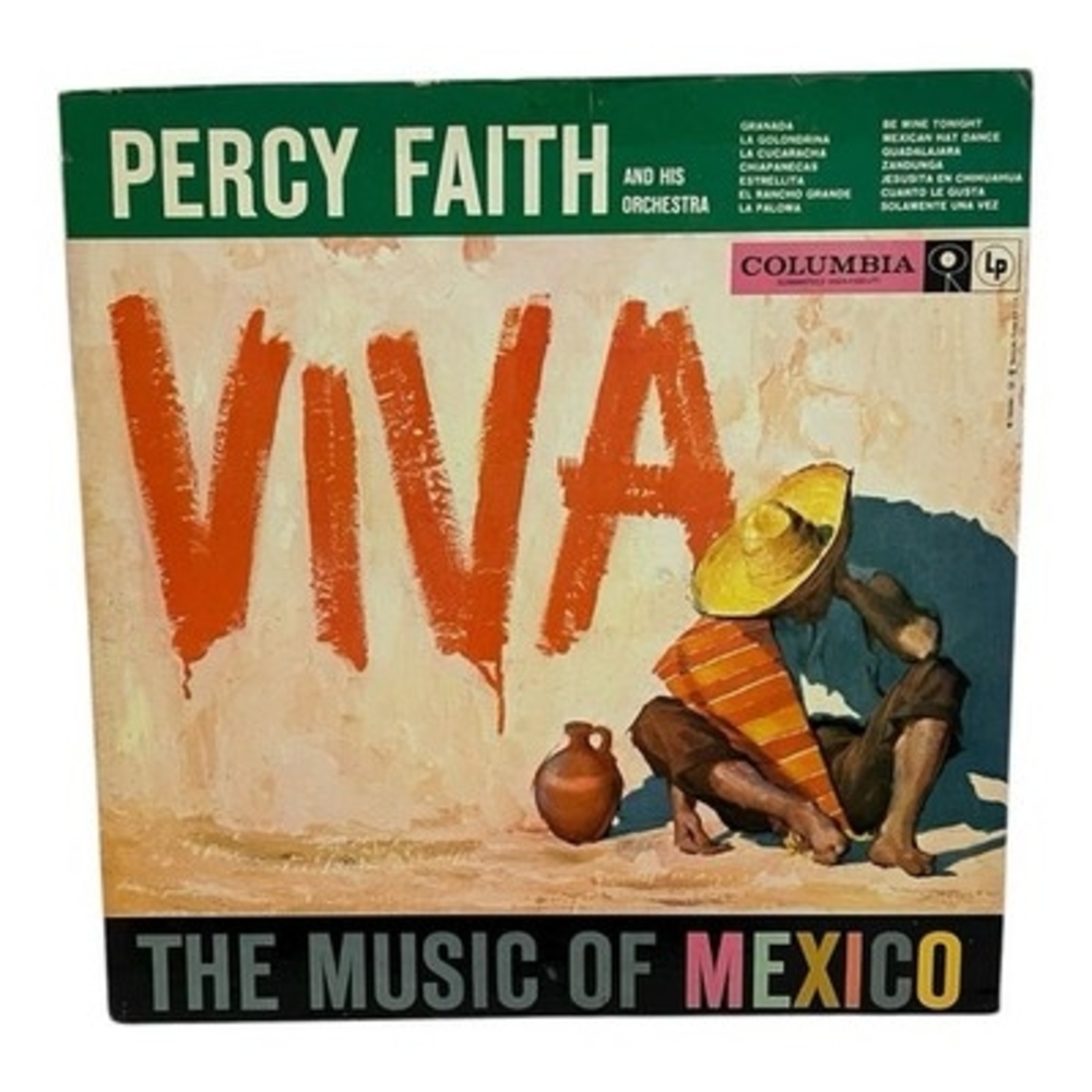 Percy Faith Viva! The Music Of Mexico 1957 Columbia CL 1075 LP Rare "Six-Eye"
